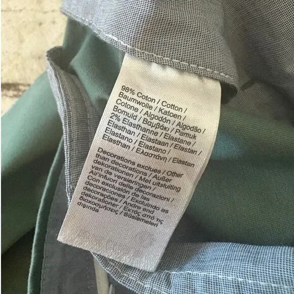 Lacoste Men's Solid Slim Fit Pant in Sequoia Size 32 US 36 - Picture 5 of 6